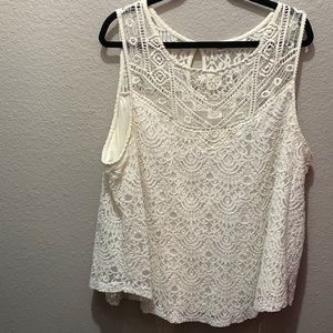 Cream Colored Lace blouse